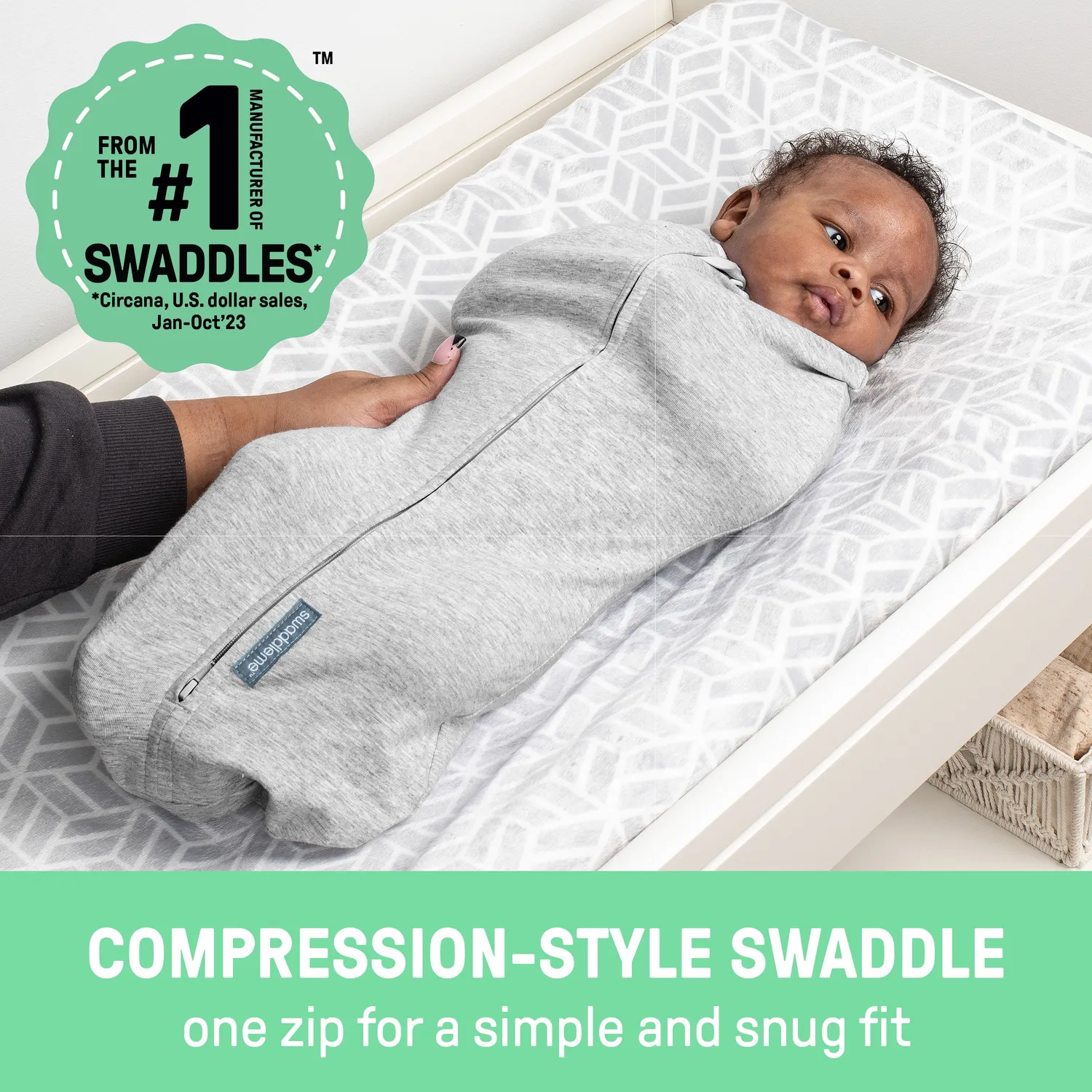 SwaddleMe Pod Pucksack SM 0-3 Monate Little Bees 2er