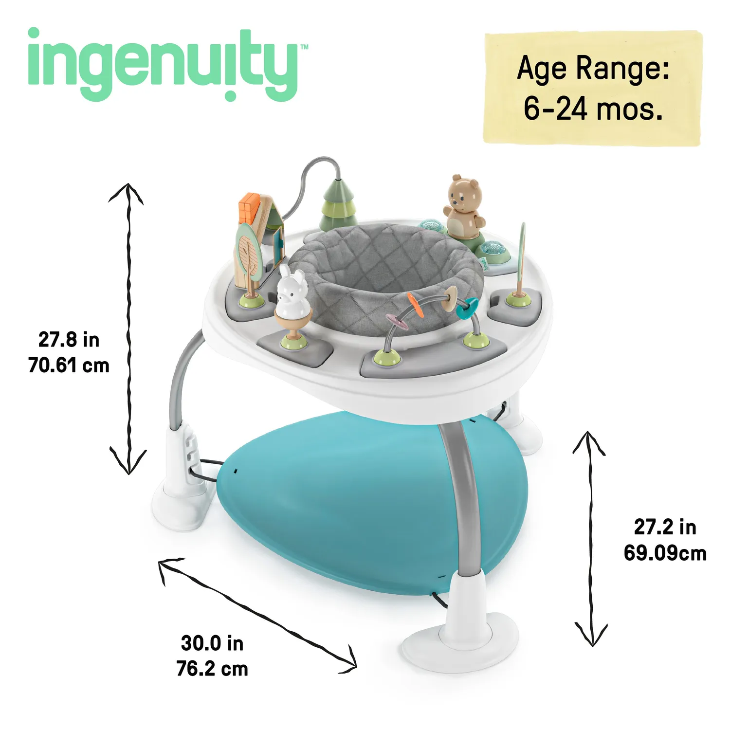 Ingenuity Spring Sprout 2-in-1 Jumper Spielcenter verstellbar