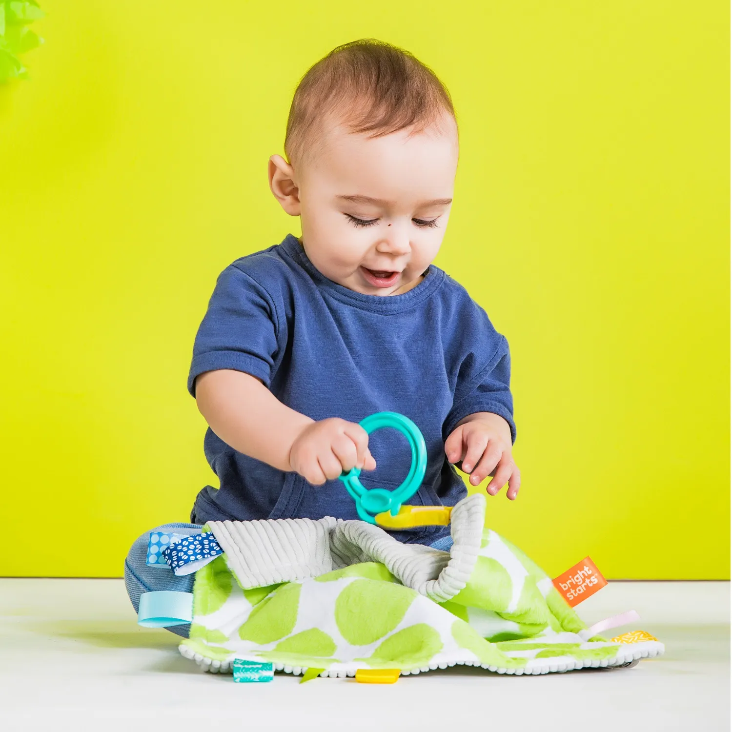 Bright Starts Little Taggies Schmusetuch mit Schlaufe