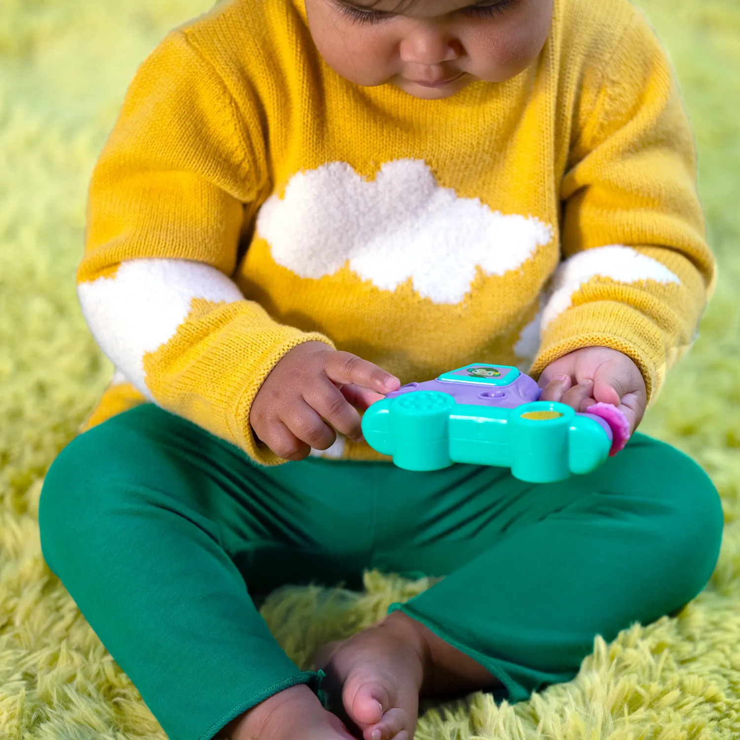 Bright Starts Safari Driver Auto Babyspielzeug mit Musik