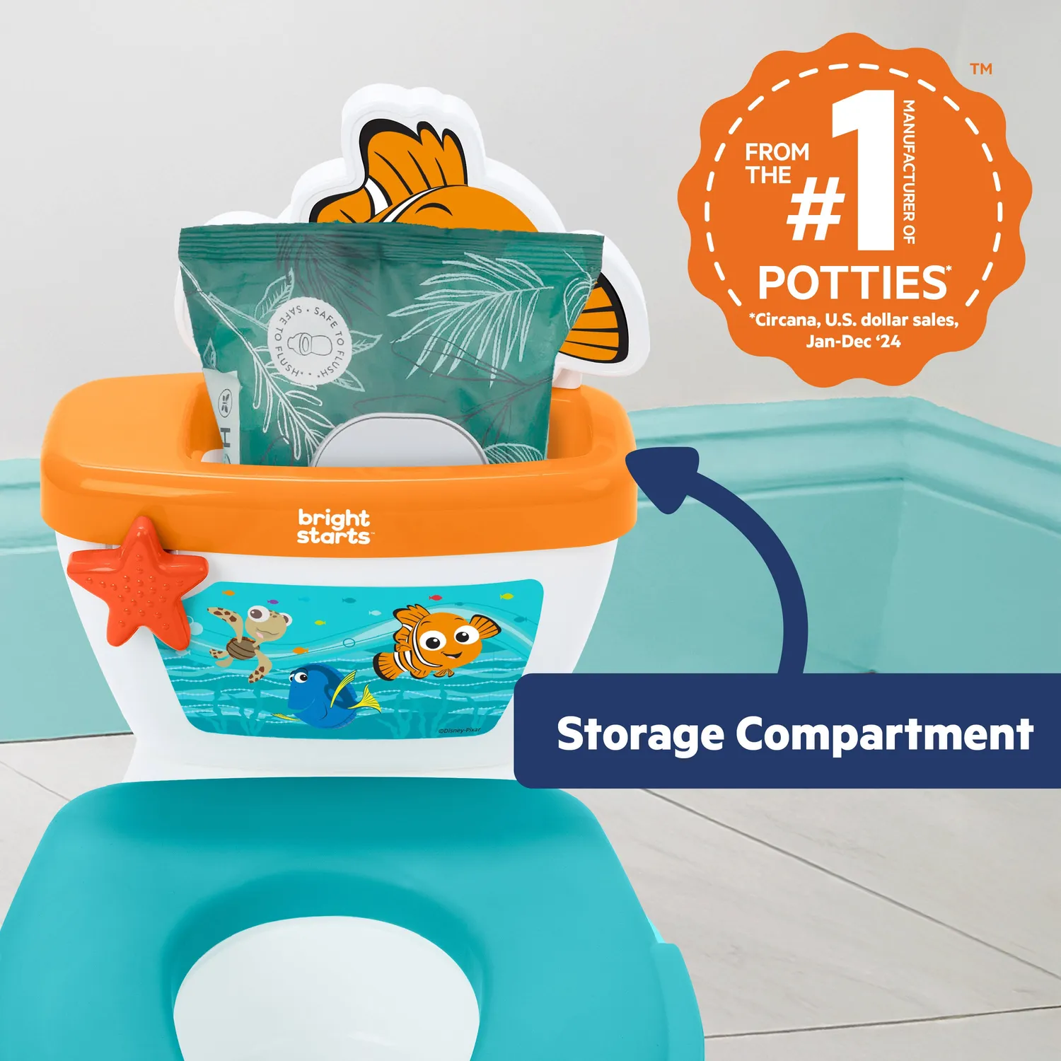 Disney Baby Finding Nemo My Size Potty Töpfchen 2-in-1