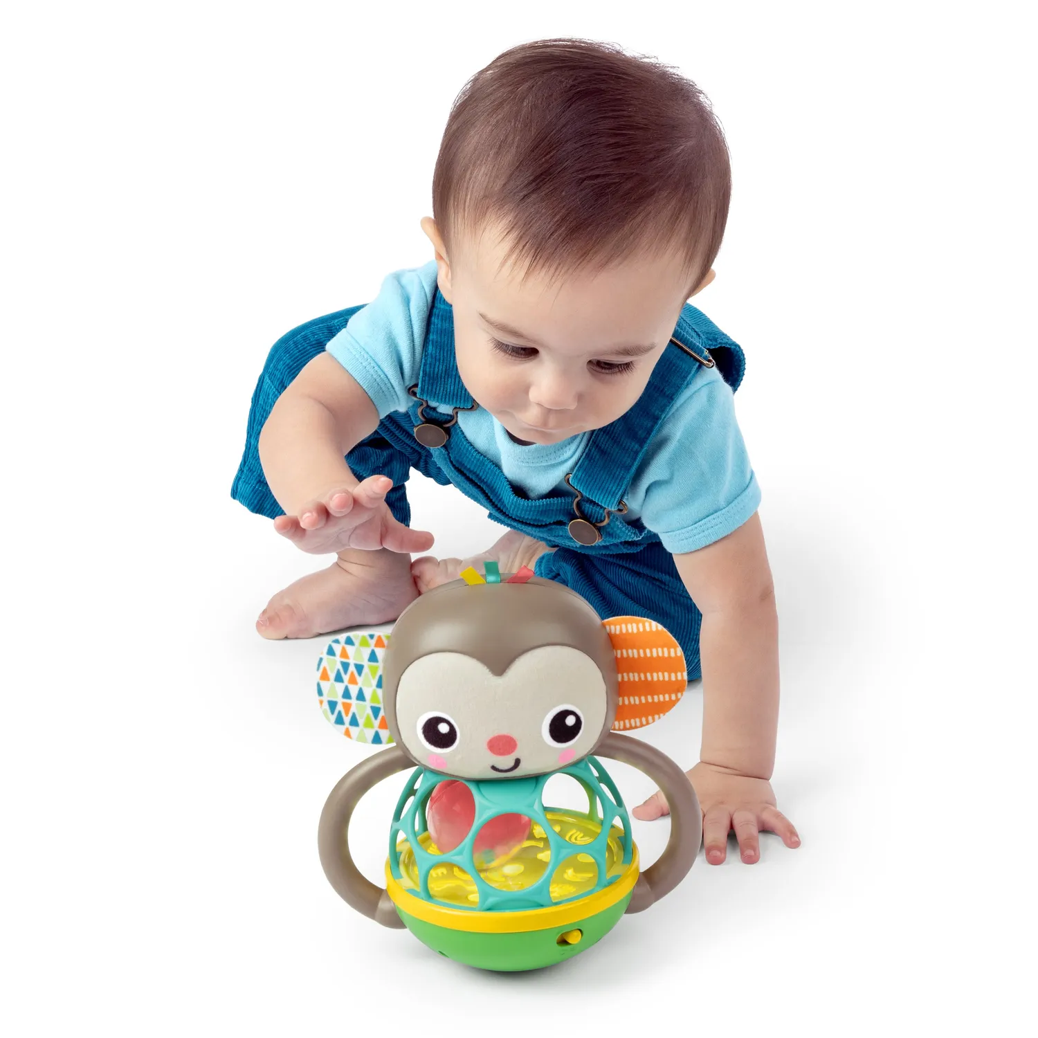 Bright Starts Grab & Giggle Monkey Babyspielzeug mit Licht