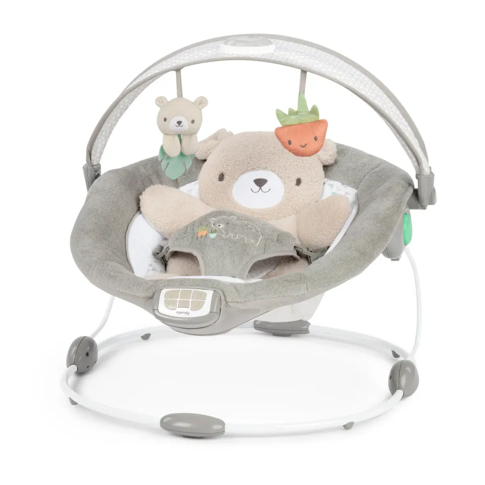 Ingenuity InLighten Nate Babywippe mit Licht-Spielbogen und Vibration