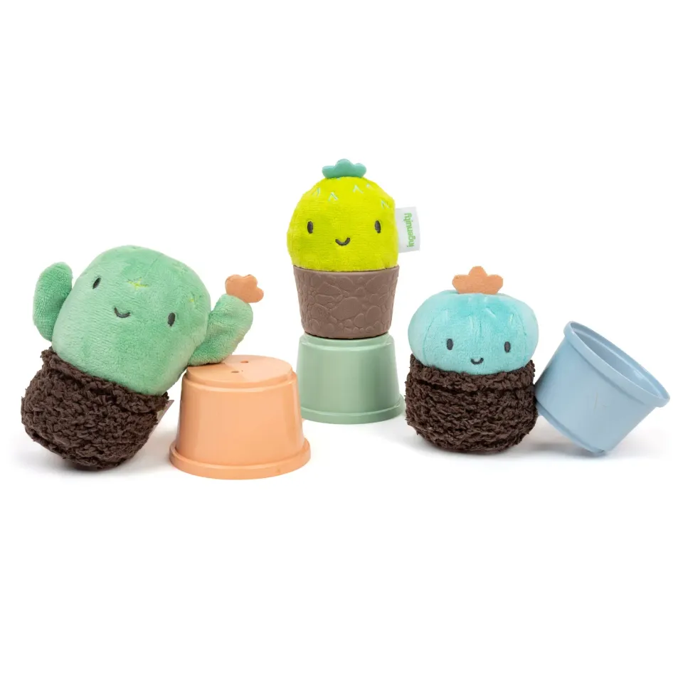 Ingenuity Calm Springs Nesting Rattles Babyrasseln 3er-Set