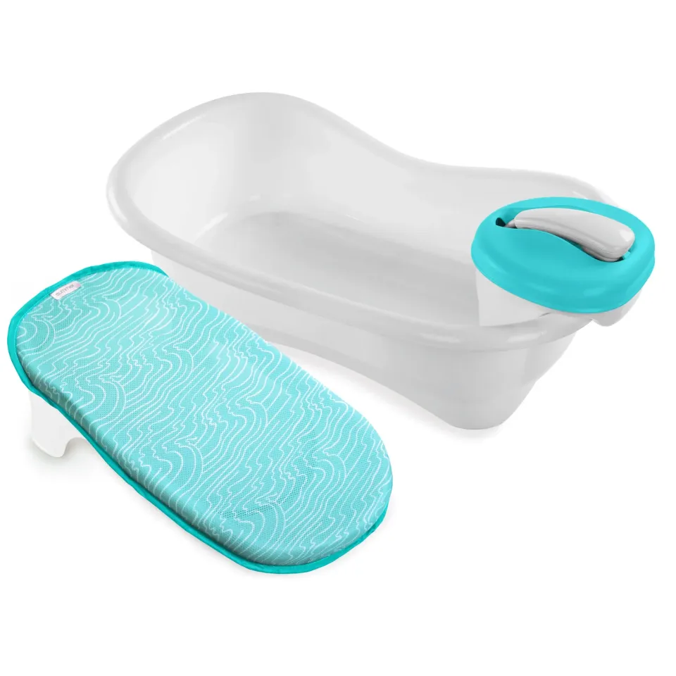Summer Infant Marble Wave Babybadewanne mit Dusche 0-24 Monate