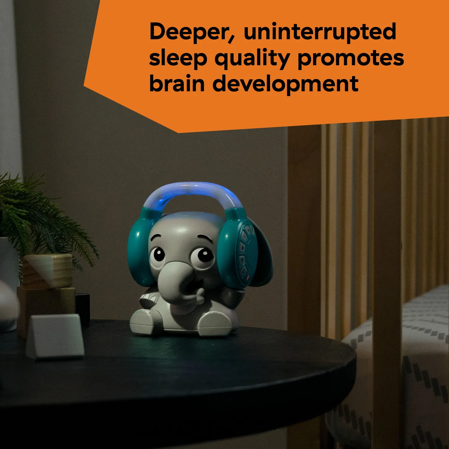 Baby Einstein Earl the Elephant Einschlafhilfe Nachtlicht Bluetooth
