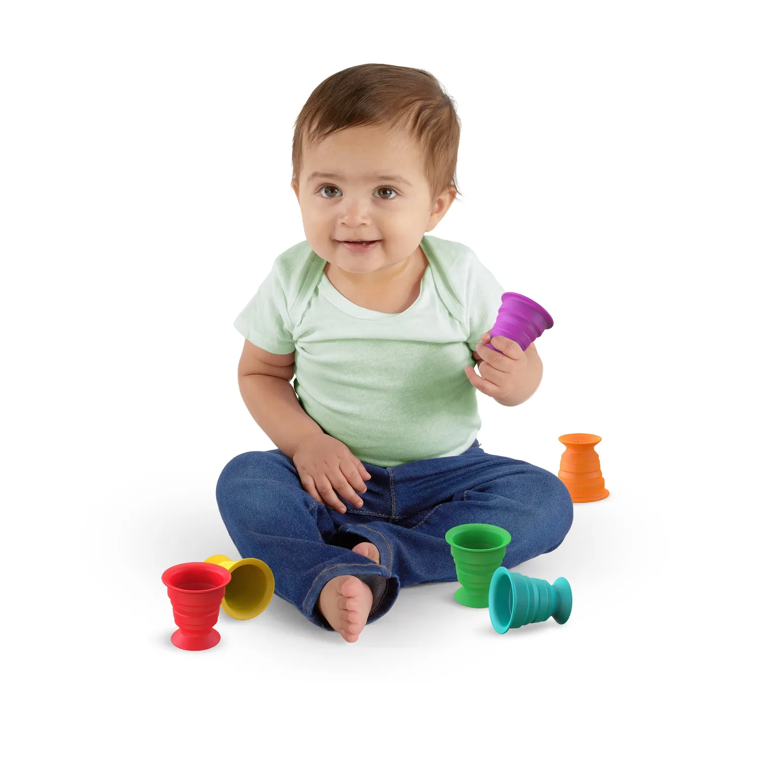 Baby Einstein Stack & Squish Cups Stapelbecher 6tlg BPA-frei