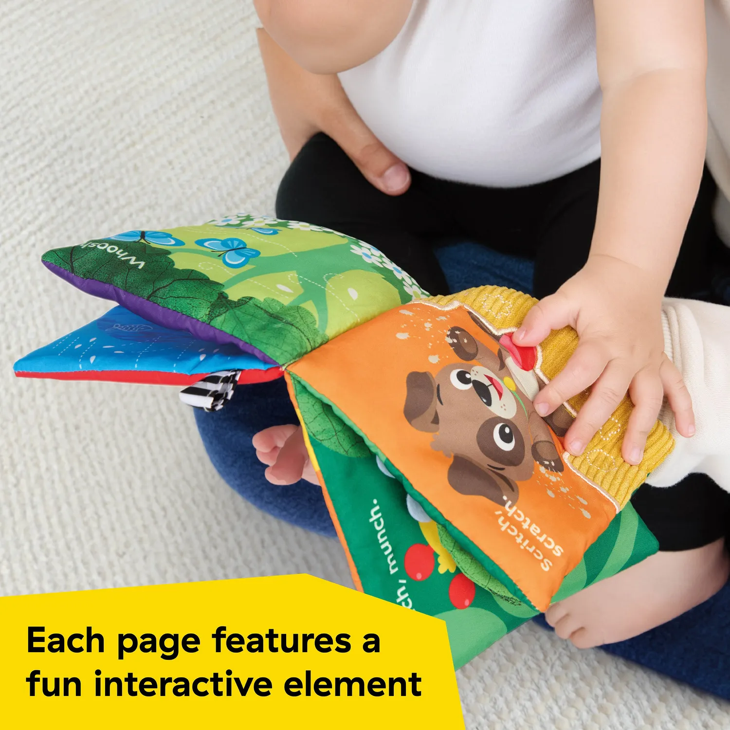 Baby Einstein Nature Sounds Stoffbuch Softbuch mit Rassel ab 0 Monate