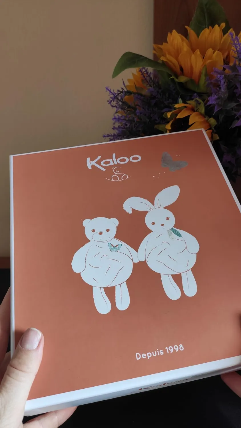 Kaloo Plume Trösterchen-Bär Schmusetuch Grün 26 cm weich