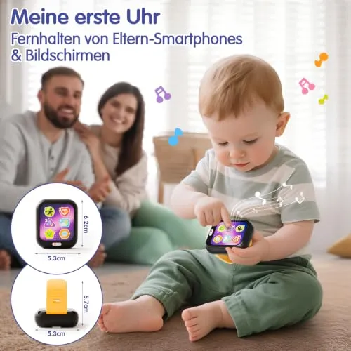 HOLA Baby-Armbanduhr Lernspielzeug Spieluhr 1 Jahr