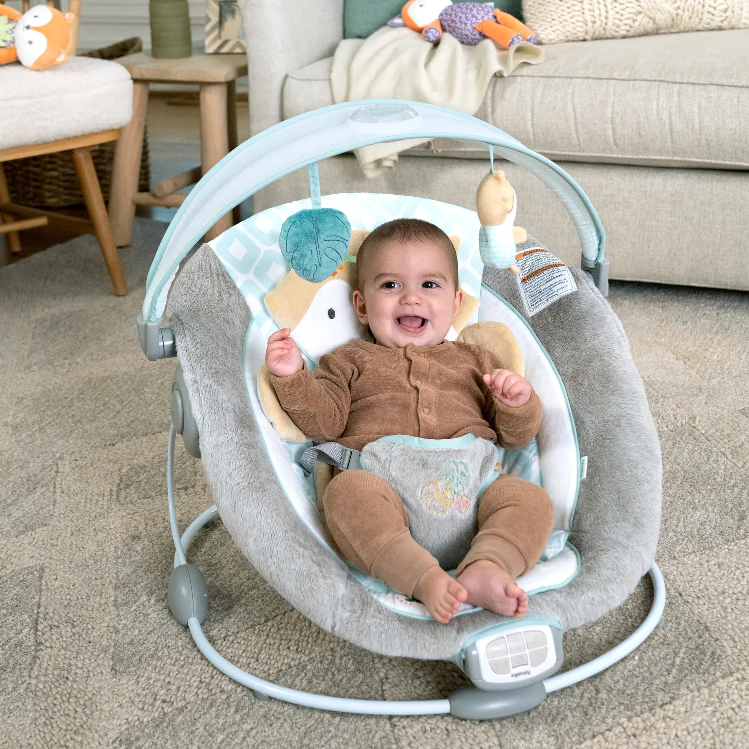 Ingenuity InLighten Kitt Babywippe mit Licht und Sound