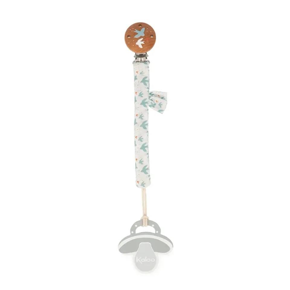 Kaloo K'Doux Schnullerkette Taube 16,5 cm Baumwolle