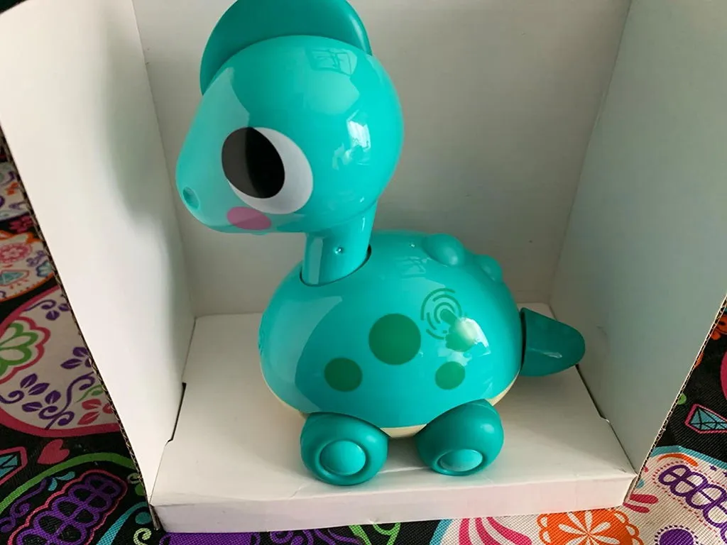 hahaland Touch & Go Krabbelspielzeug Dino mit Musik
