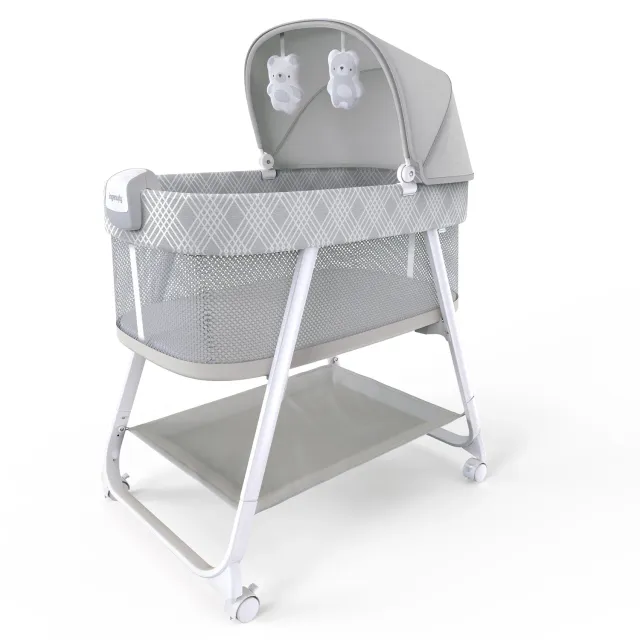 Ingenuity Lullanight Stubenwagen Gem mit Rollen und Licht
