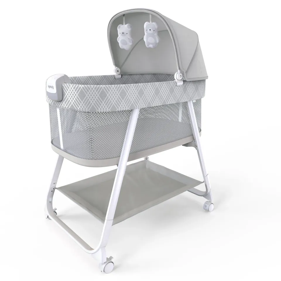Ingenuity Lullanight Stubenwagen Gem mit Rollen und Licht