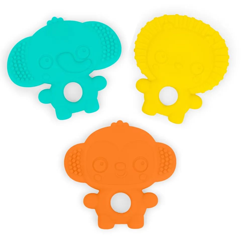 Bright Starts Gummy Buddies Beißringe 3er-Pack Tiere
