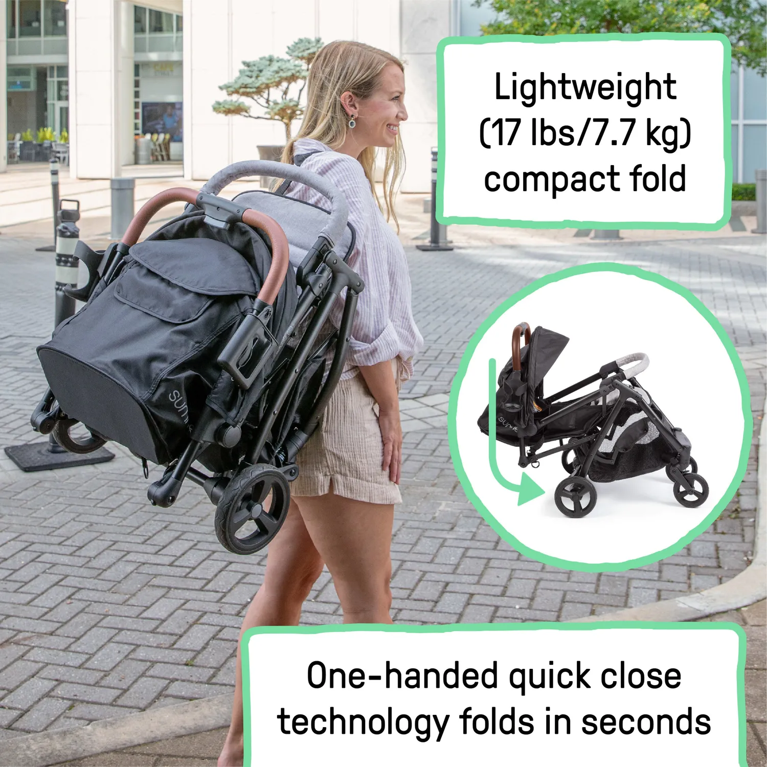 Ingenuity 3Dquickclose CS+ Buggy Compact Fold schwarz
