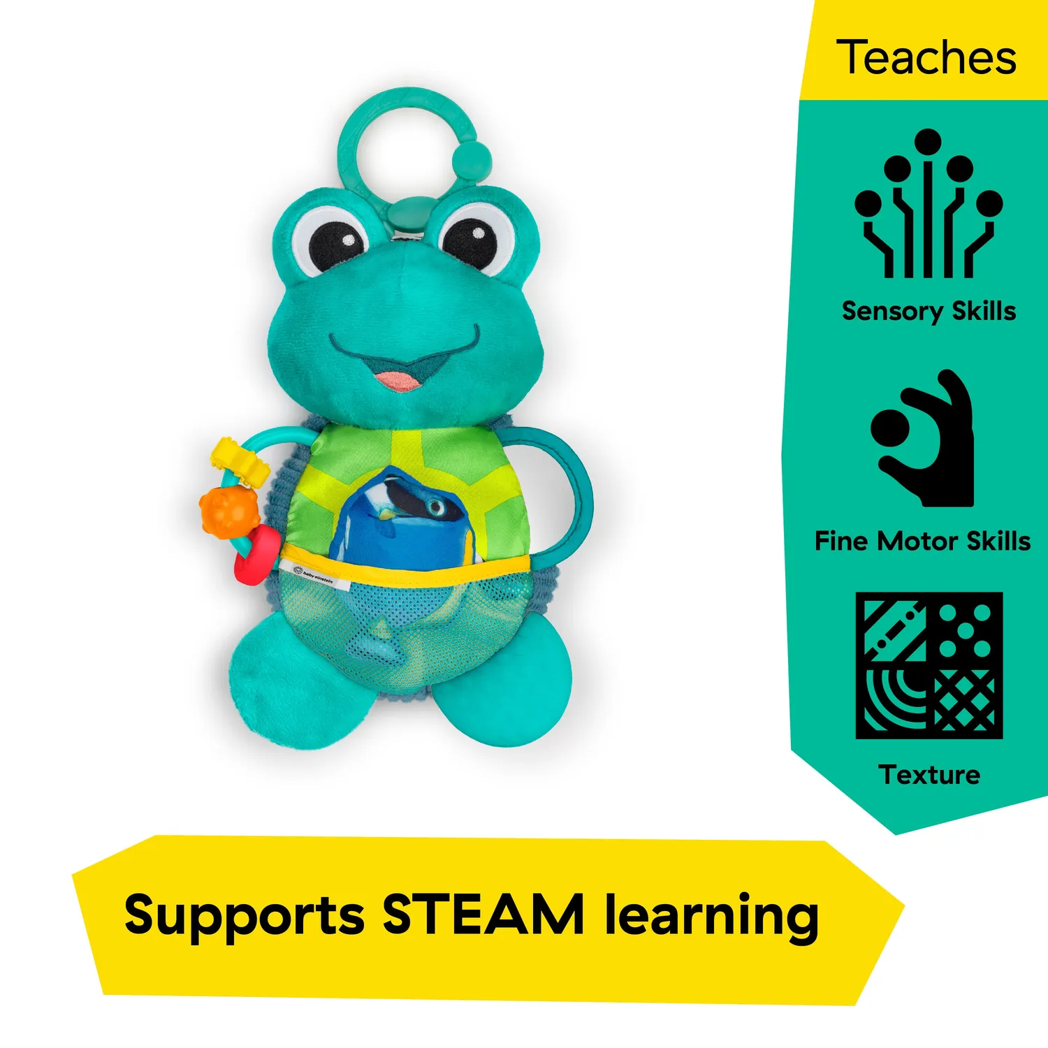 Baby Einstein Ocean Explorers Neptune Plüsch Anhänger Sensorik