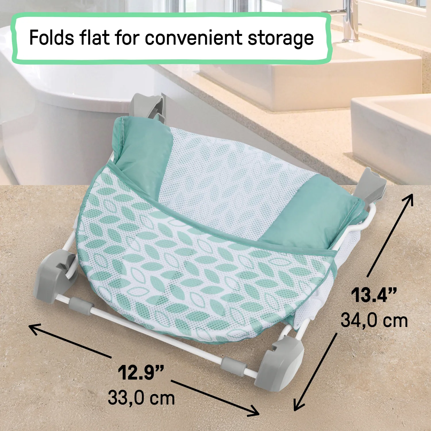 Ingenuity Foldaway 2-Position Badeliege Grün