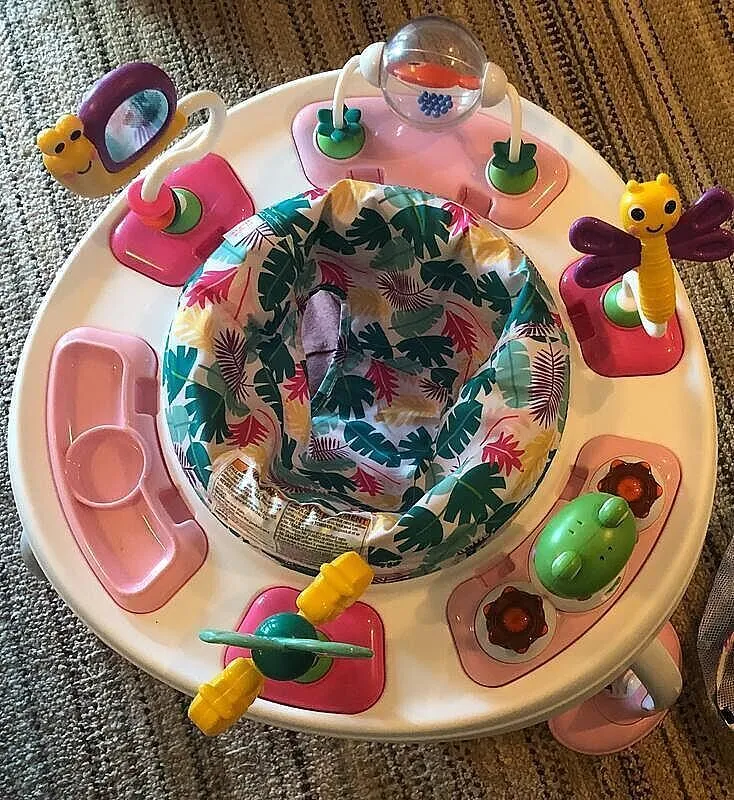 Bright Starts Bounce Bounce Baby Activity-Center Playful Palms
