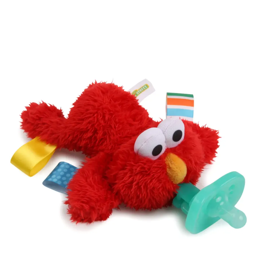 Sesame Street Cozy Coo Elmo Schnuller mit Plüsch BPA-frei