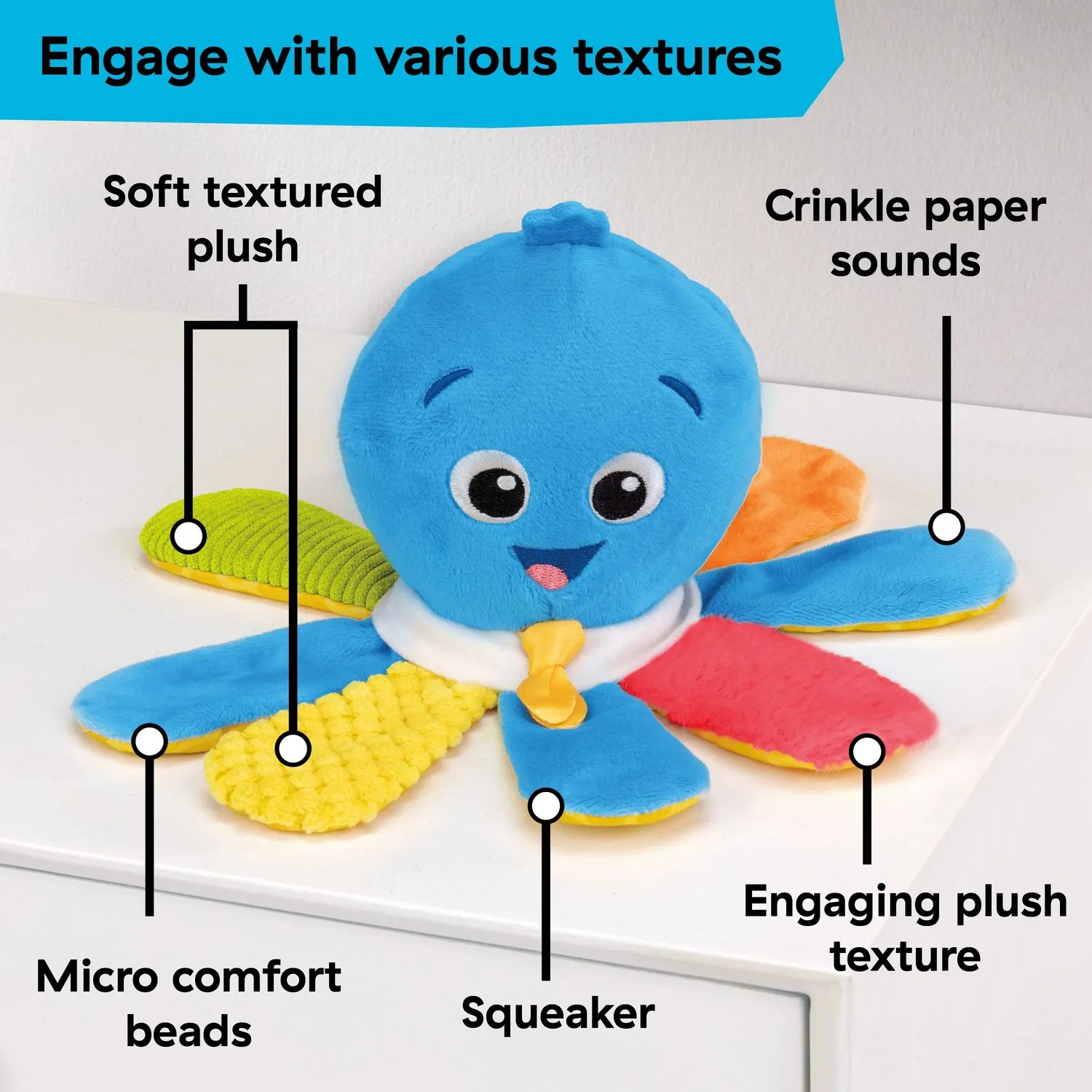Baby Einstein Take Along Opus Beruhiger Oktopus