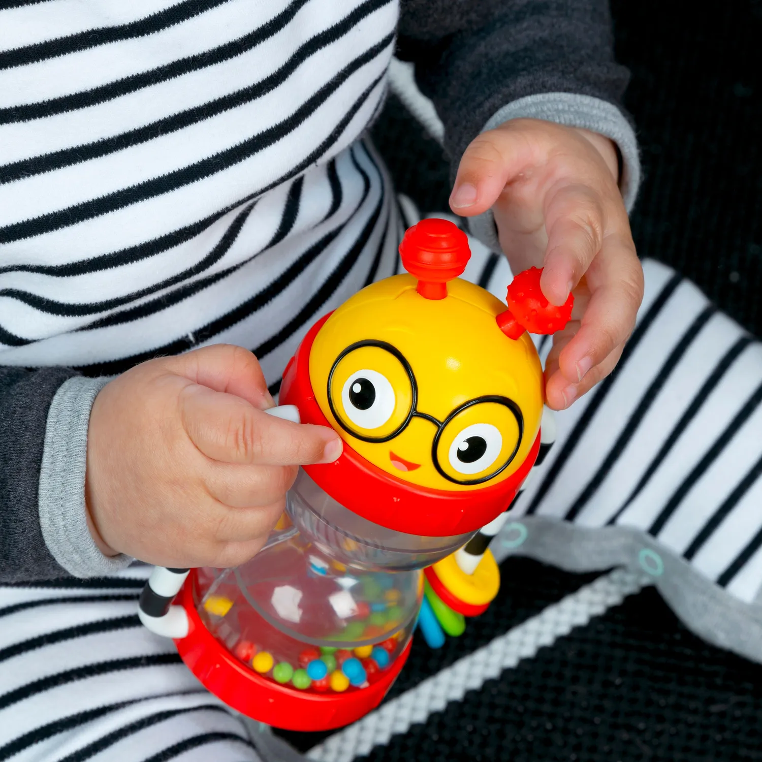 Baby Einstein Cals Sensory Shake-up Rassel mit Spiegel ab 3 Monaten