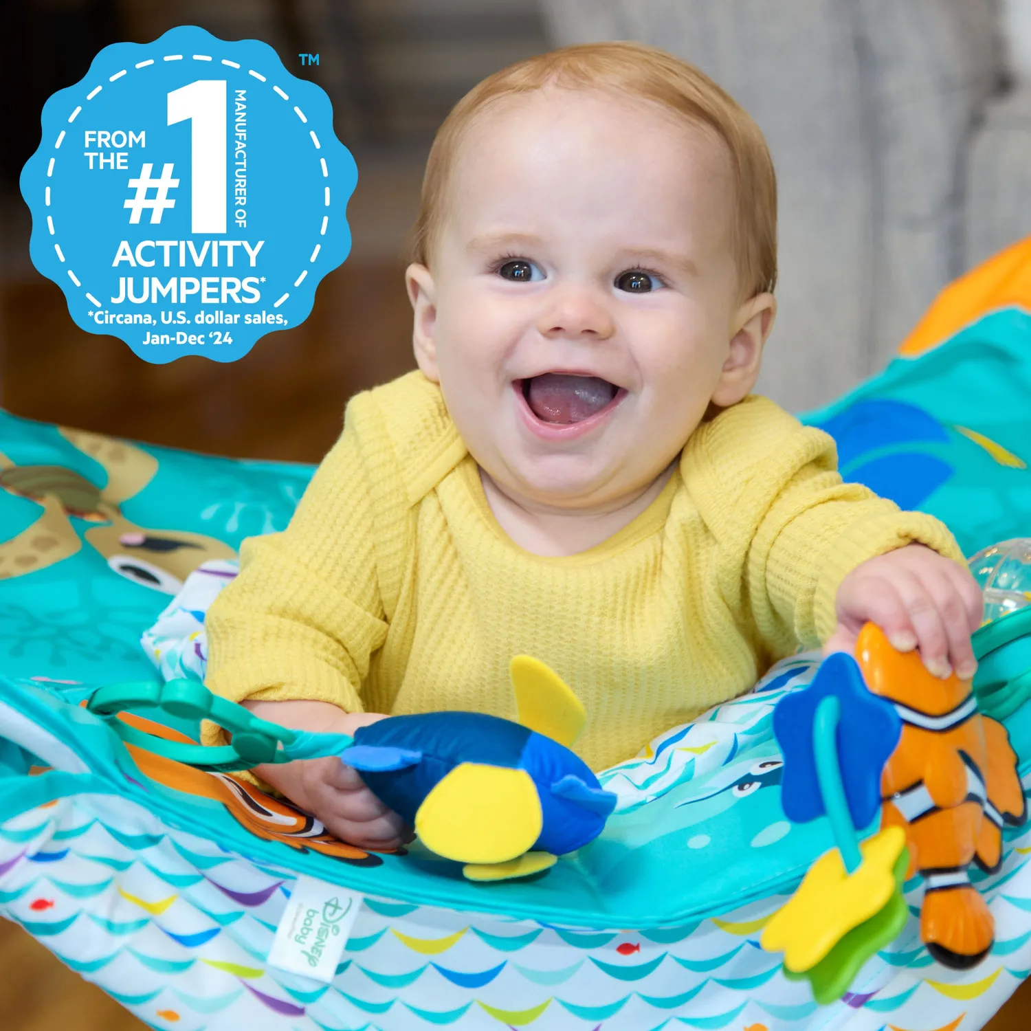 Disney Baby Findet Nemo Pop N Jump Jumper faltbar mit Dach