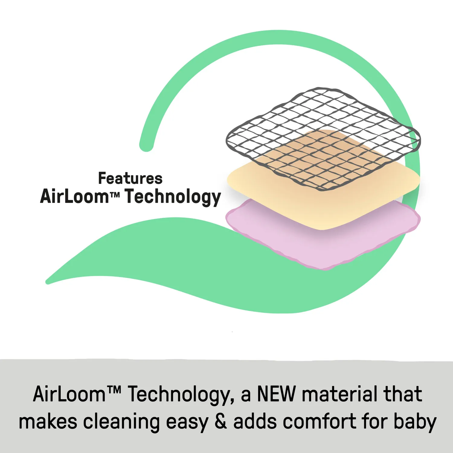 Ingenuity Dream Grow Handstitch Beistellbett AirLoom