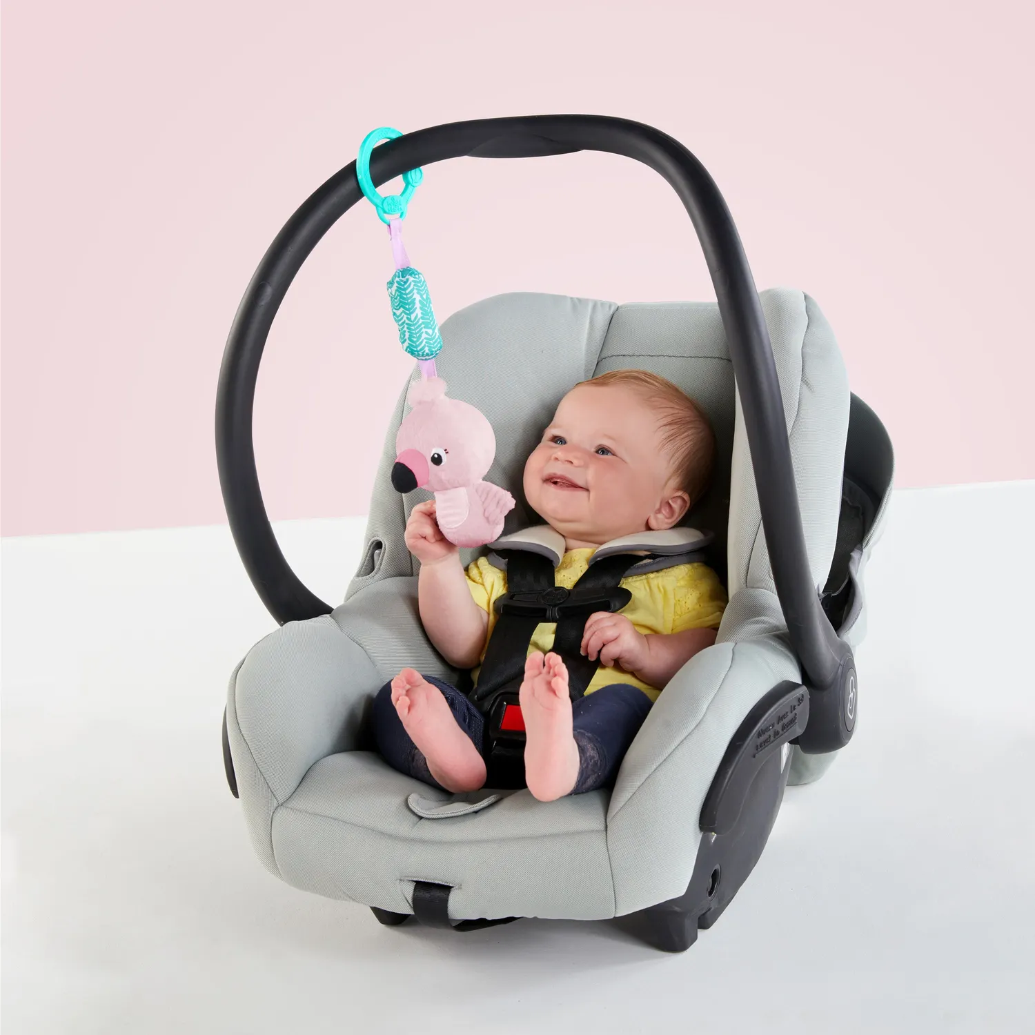 Bright Starts Chime Along Friends Flamingo Anhänger rosa