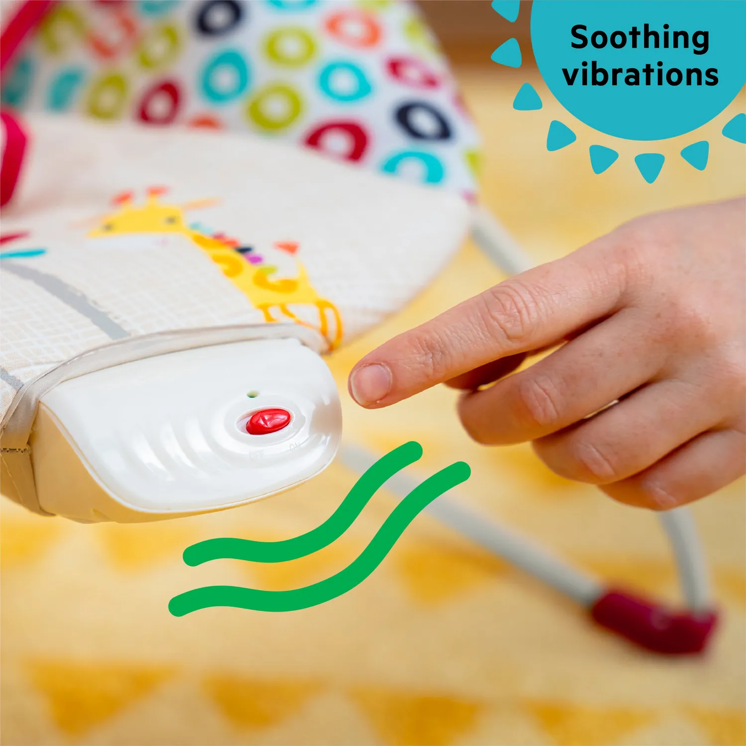 Bright Starts Playful Pinwheels Babywippe Vibration Spielbügel