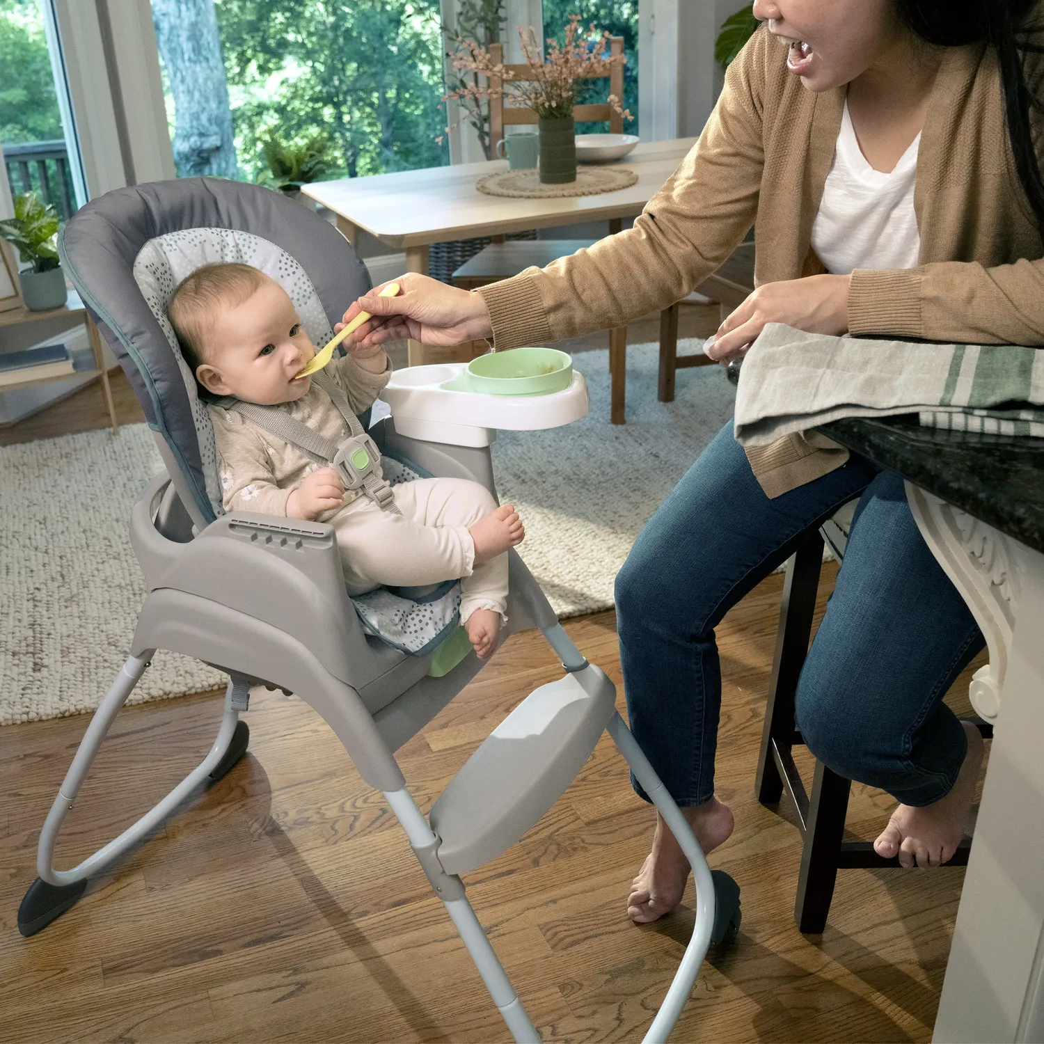 Ingenuity Full Course 6-in-1 Hochstuhl Astro mitwachsend