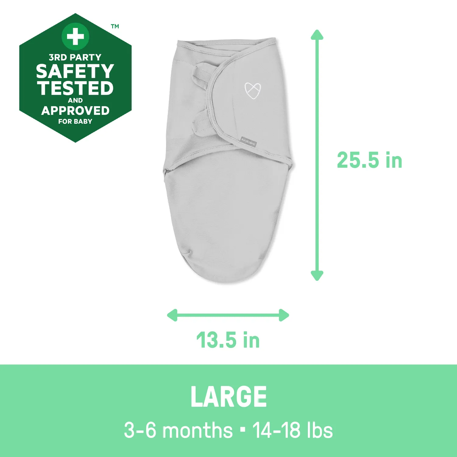 SwaddleMe Original Pucksack 0-3 Monate Tall Friends 3er