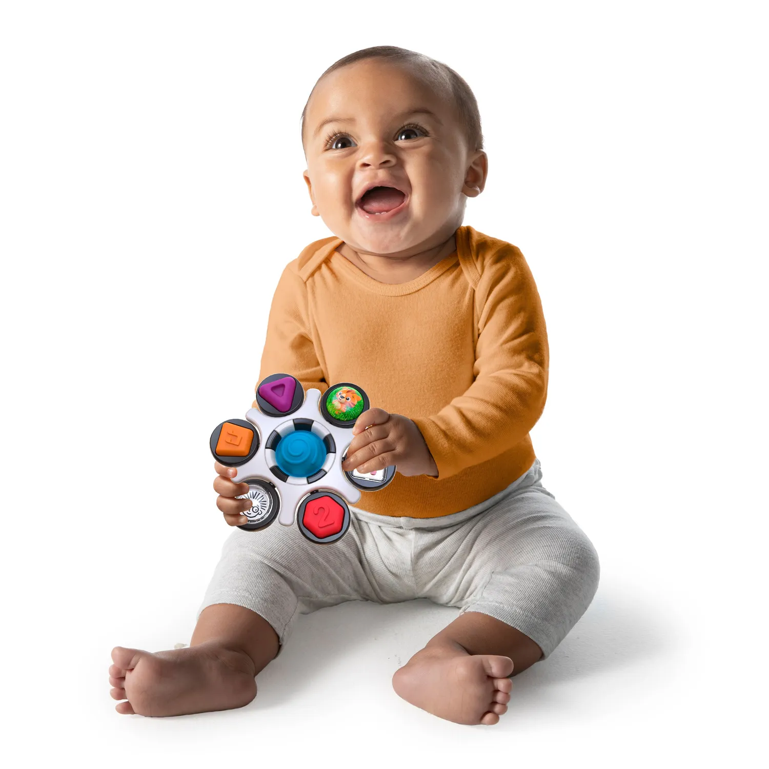 Baby Einstein Curiosity Clutch Twist Pop Rassel Greifspielzeug