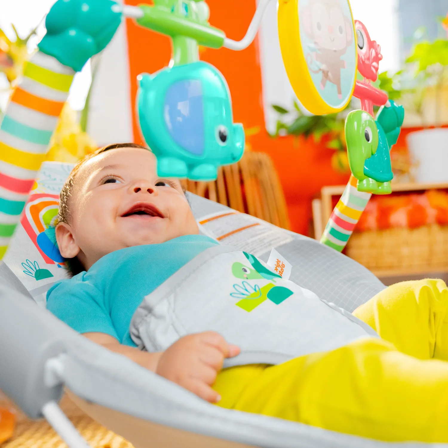 Bright Starts Playful Paradise Babywippe mit Vibration
