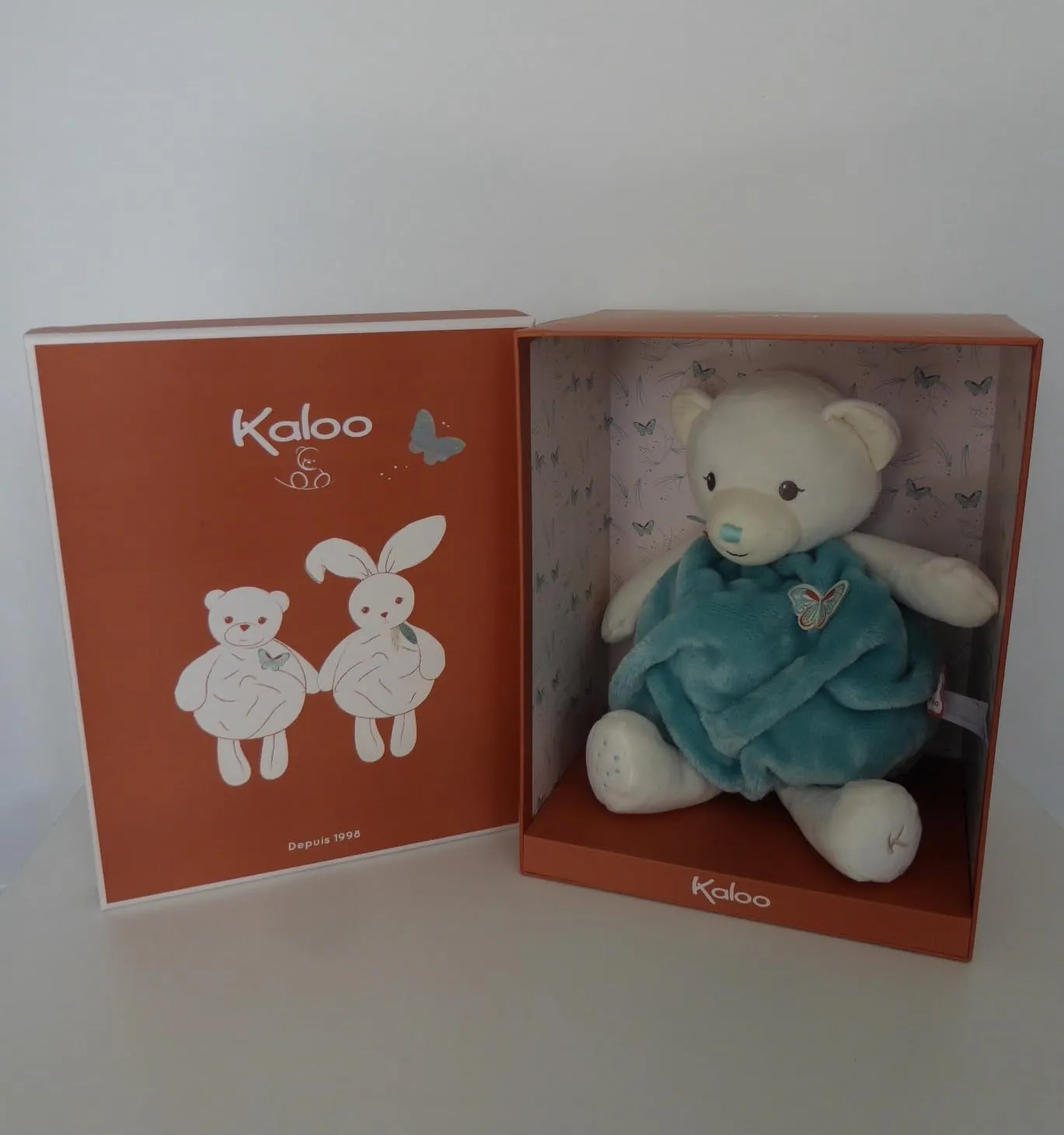 Kaloo Plume Teddybär Plüschtier Grün 23 cm Kuscheltier