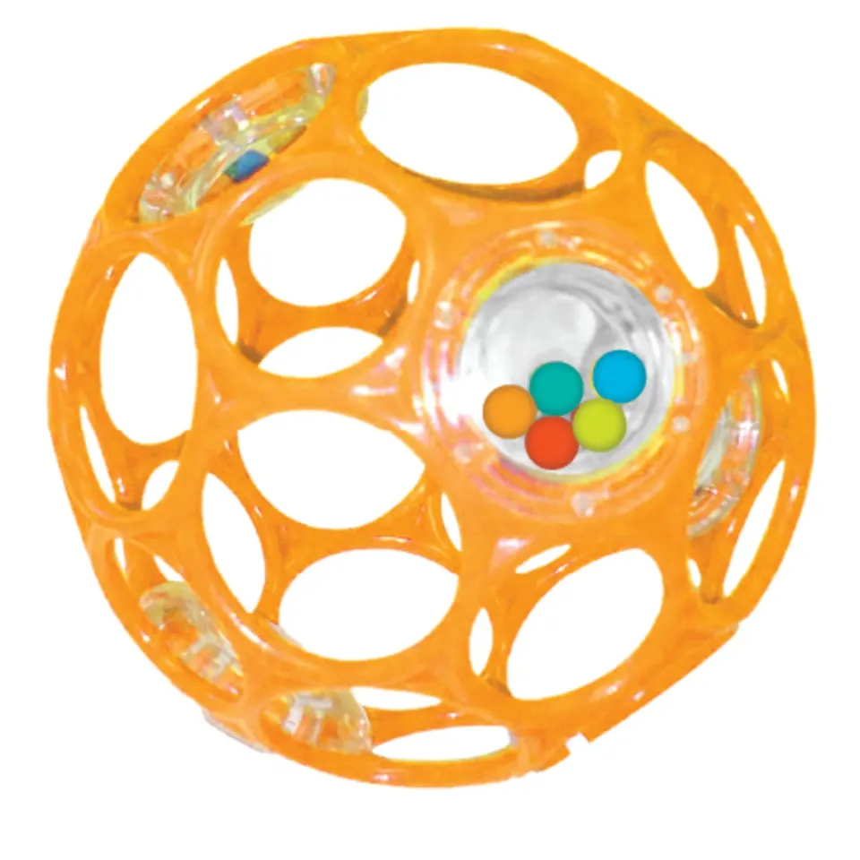 Bright Starts Oball Rattle Greif-Rassel Orange