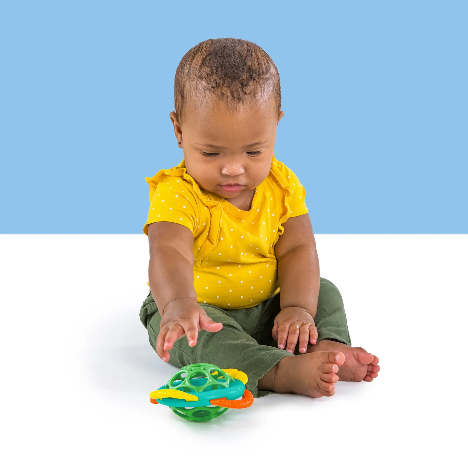 Oball Grasp & Teethe Beissring Greifloch BPA-frei