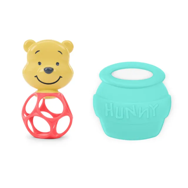 Disney Baby Winnie Puuh Hunny & Shake Rassel Beissring 2er Set