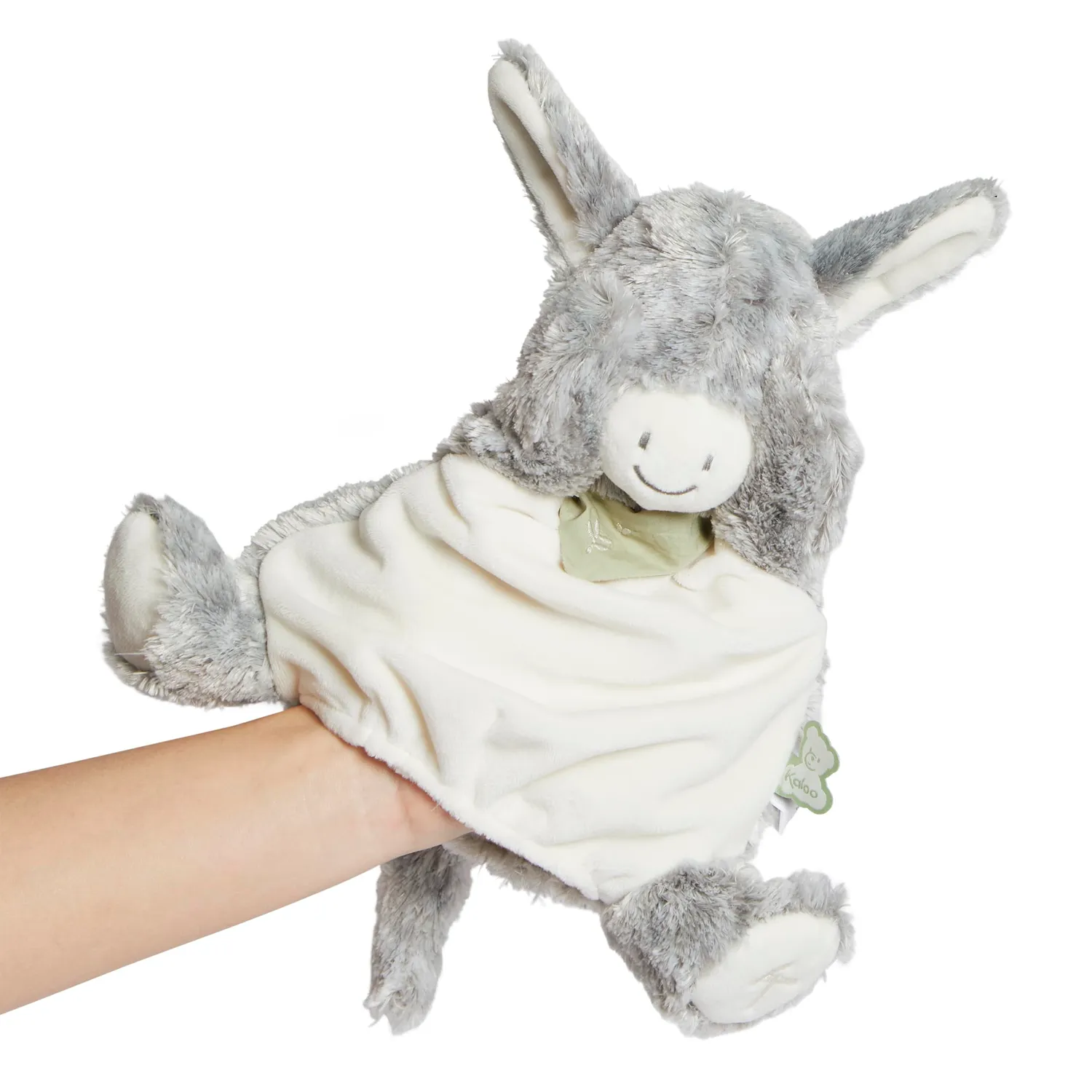 Kaloo Les Amis Regliss Esel Handpuppe Kuscheltier 24 cm grau