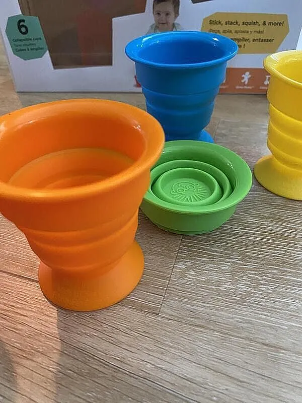 Baby Einstein Stack & Squish Cups Stapelbecher 6tlg BPA-frei