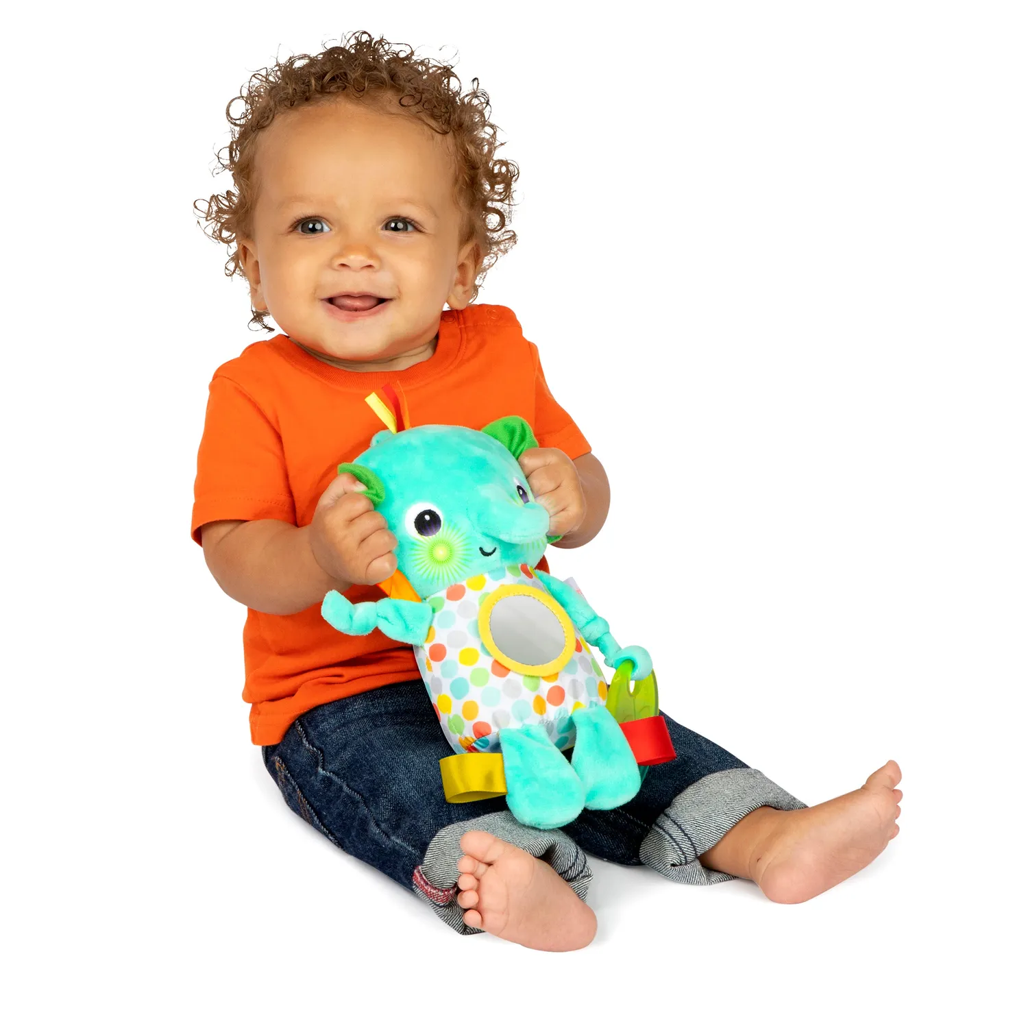 Bright Starts Huggin Lights Elefant Kuscheltier mit Musik 0-36 M.