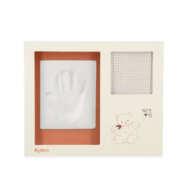 Kaloo Home K970400 Bilderrahmen Abdruck-Set Beige aus Holz