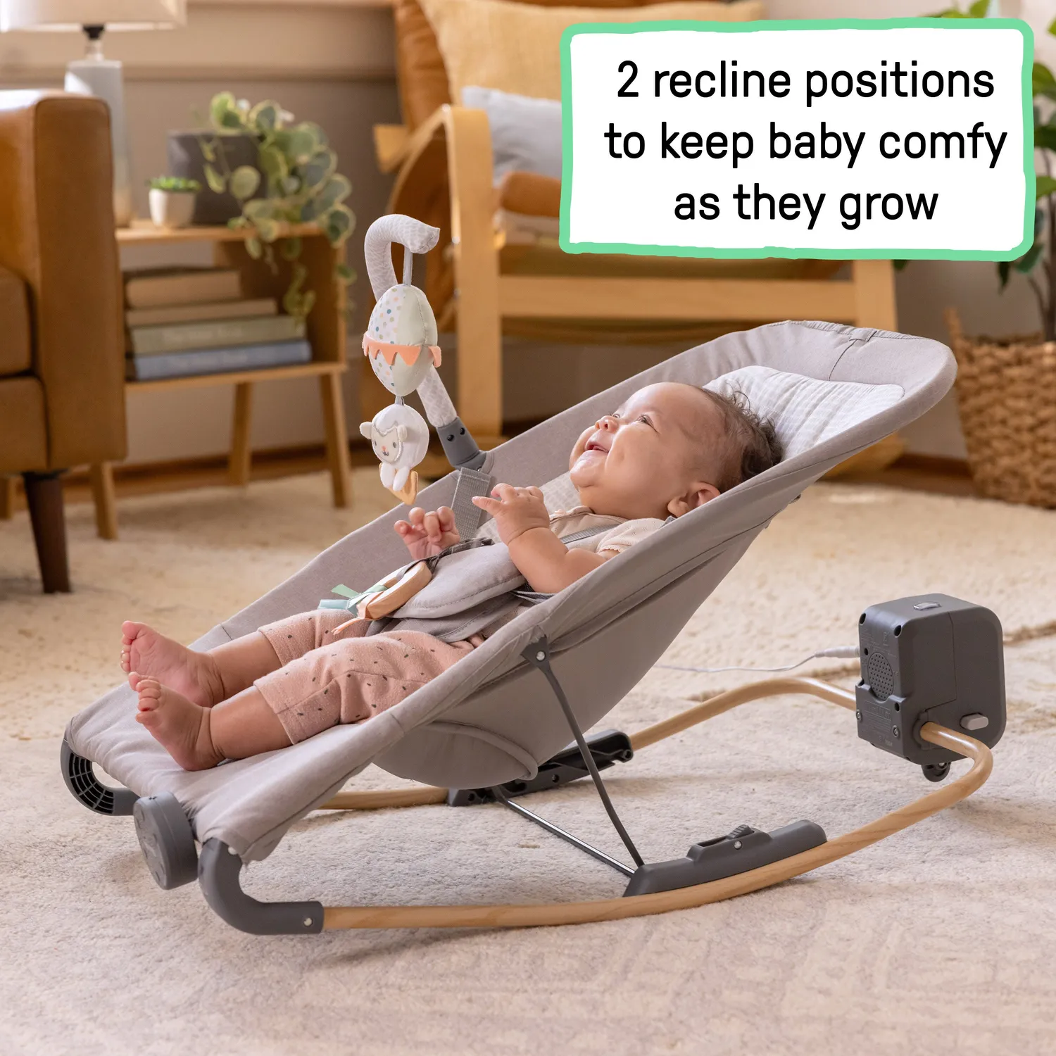 Ingenuity Keep InMotion Babywippe Soulful Skies automatisch