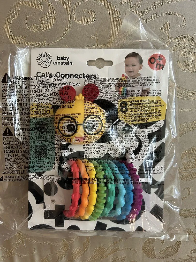 Baby Einstein Cal's Connectors Greifringe 8 Stück bunt