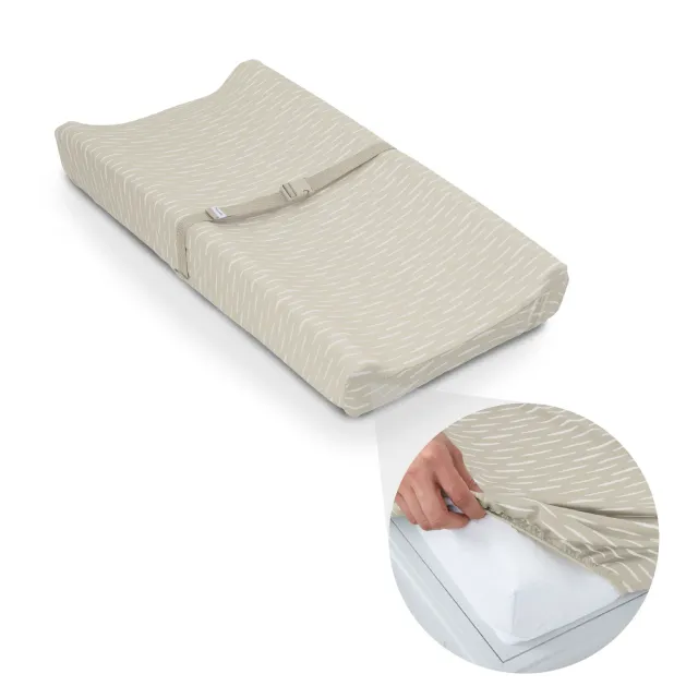 Ingenuity CozyClean Wickelauflage Taupe abwaschbar