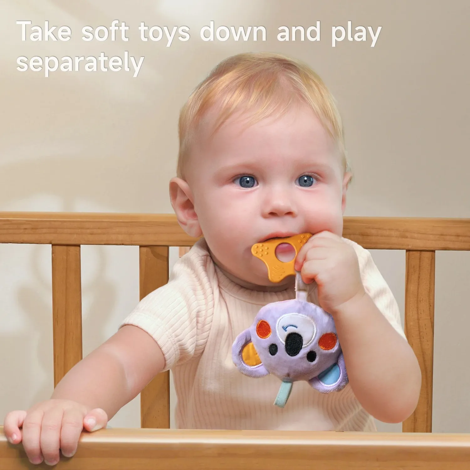 TUMAMA Spielbogen Kinderwagen Esel Bär Hase