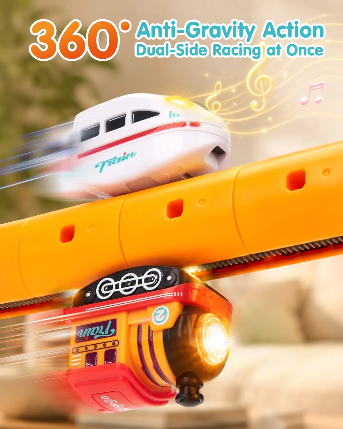 hahaland 3D Anti-Gravity Autobahn-Set 64-teilig mit Auto