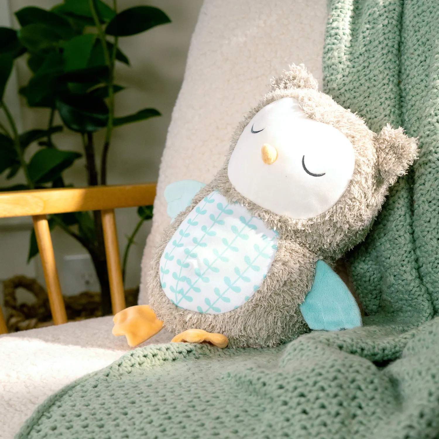 Ingenuity Snuggle Sounds Nally Eule Kuscheltier Bluetooth