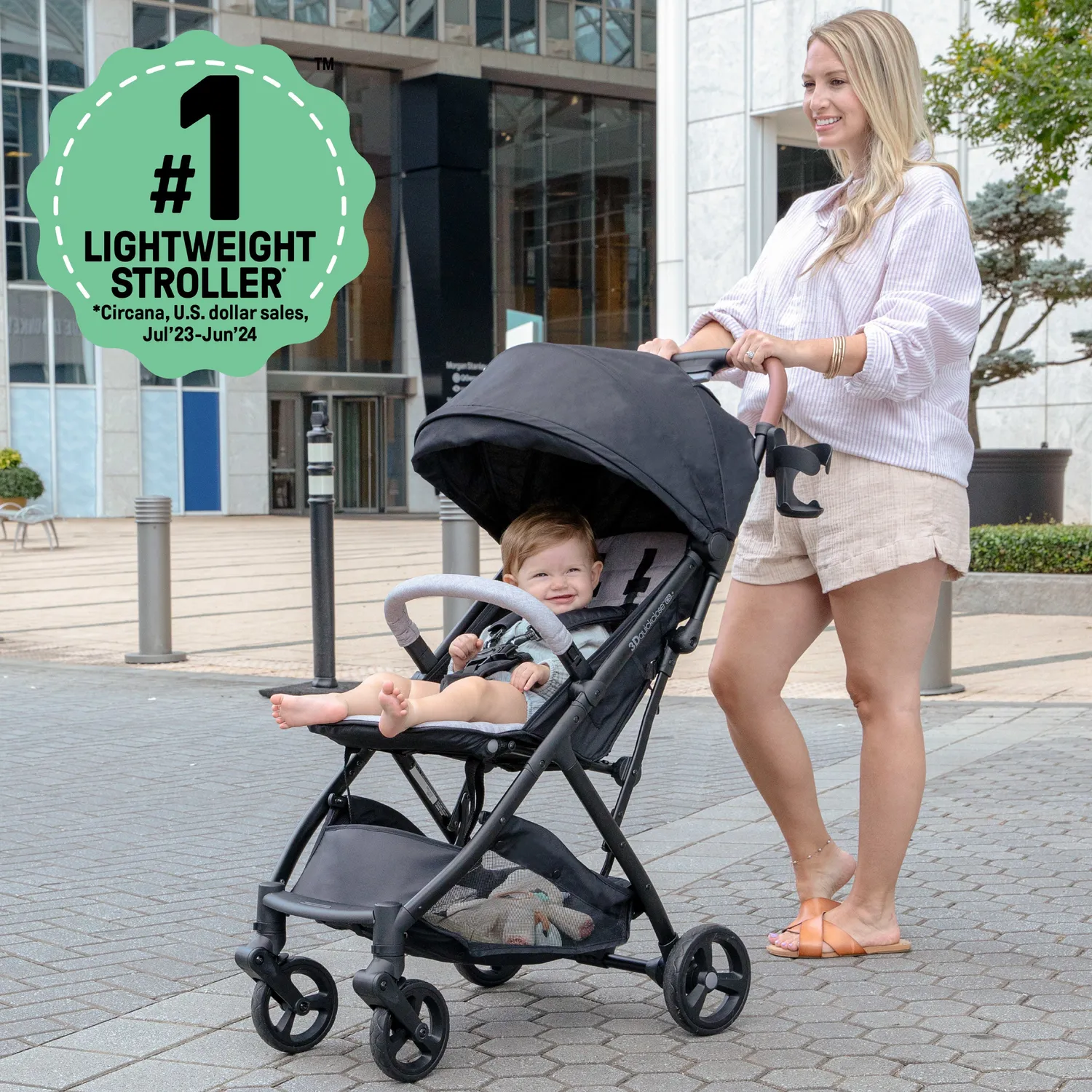 Ingenuity 3Dquickclose CS+ Buggy Compact Fold schwarz
